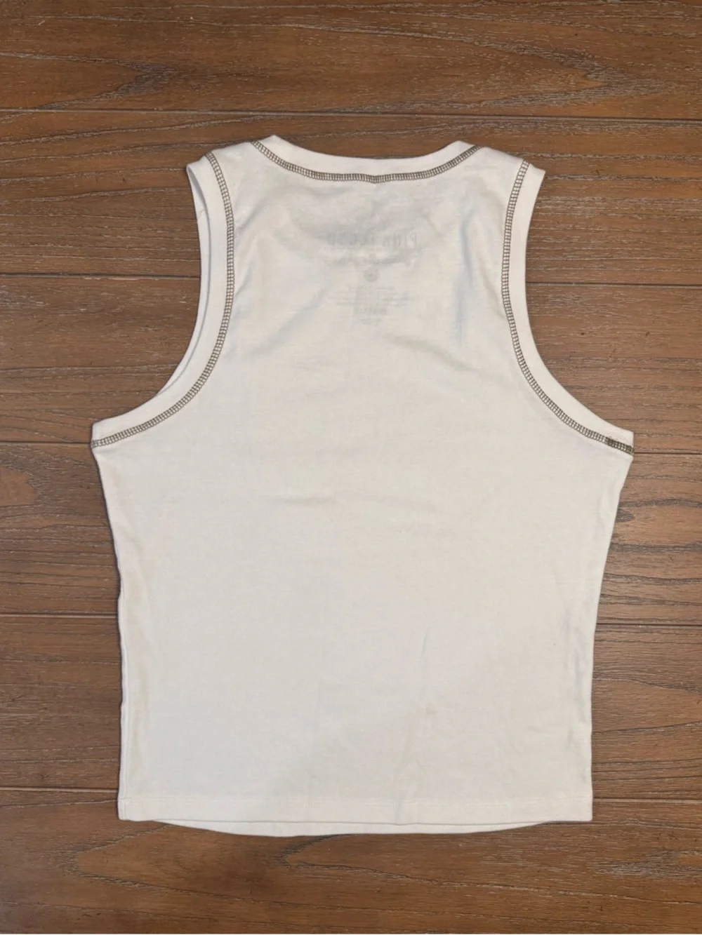 Light Pink Graphic Tank Top - Band Print - Picture 4 of 5
